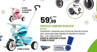 moov'ngo Tricycle confort évolutif