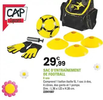 CAP SPORT Sac d'entraînement de football