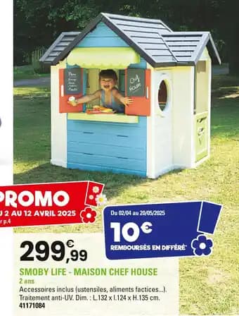 Promotion Exclusives de Smoby chef : Découvrez l'Offre incontournable