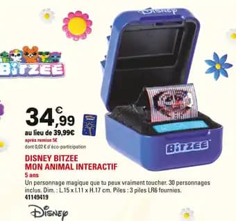 Disney Disney bitzee mon animal interactif