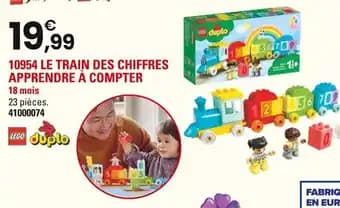 LEGO Duplo 10954 le train des chiffres apprendre à compter