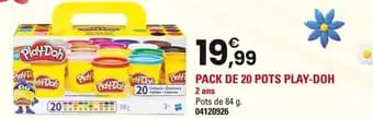 PLAY-DOH Pack de 20 pots
