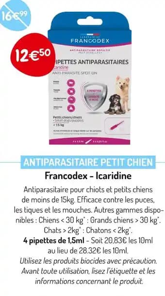 Promotion Exclusives de 6
Francodex : Découvrez l'Offre incontournable