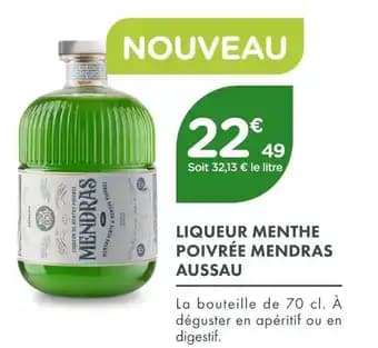 AUSSAU Liqueur Menthe Poivrée Mendras