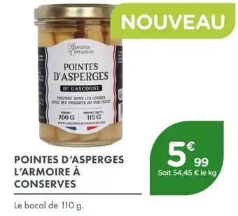 Promotion Exclusives de Pointes d'asperges : Découvrez l'Offre incontournable