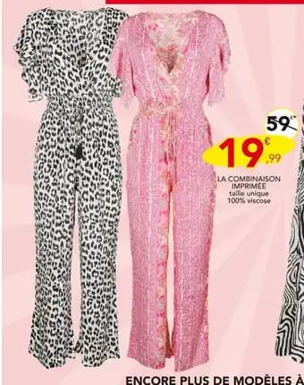 La combinaison imprimée