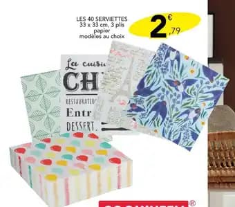Promotion Exclusives de 28
            
        
        40 serviettes : Découvrez l'Offre incontournable