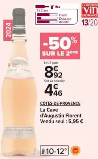Côtes-de-provence la cave d'augustin florent