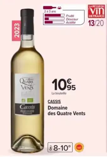 Cassis domaine des quatre vents