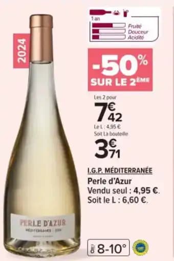 PER:E D'AZUR I.g.p. méditerranée