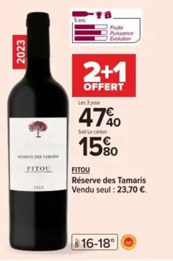 FITOU Réserve des Tamaris