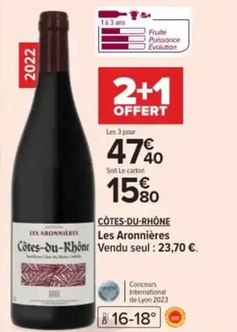 CÔTES-DU-RHÔNE Les Aronnières