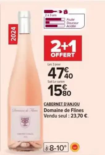 CABERNET D'ANJOU De Fin Domaine de Flines