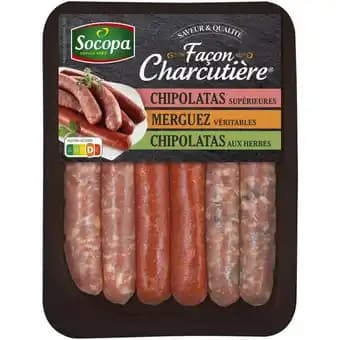 Assortiment saucisses façon charcutière SOCOPA