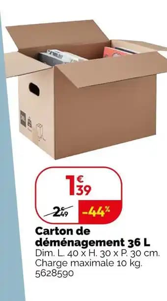 Promotion Exclusives de 1
Carton de déménagement : Découvrez l'Offre incontournable