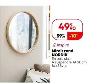 Promotion Exclusives de 2
Miroir rond : Découvrez l'Offre incontournable
