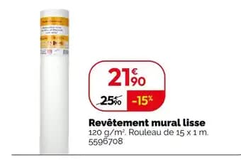 Promotion Exclusives de 1
Revêtement mural : Découvrez l'Offre incontournable