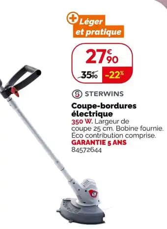 STERWINS Coupe-bordures électrique
