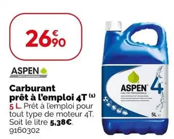 ASPEN Carburant prêt à l'emploi 4T