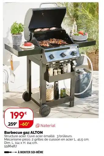 Naterial Barbecue gaz ALTON