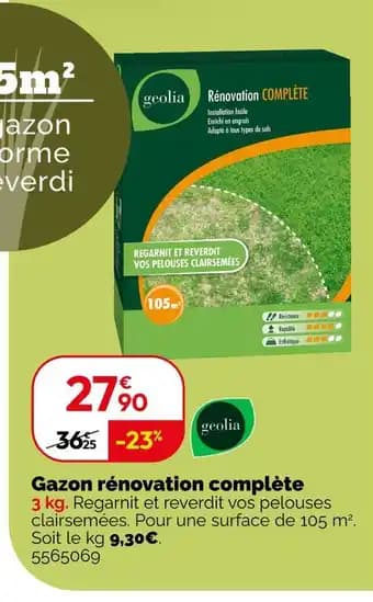 Geolia Gazon rénovation complète