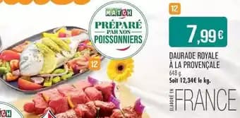 Daurade royale à la provençale