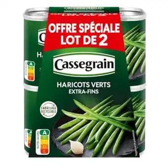 CASSEGRAIN Haricots Offre spéciale