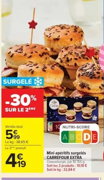 Promotion Exclusives de 1
Apéritifs surgelés : Découvrez l'Offre incontournable