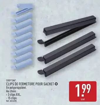 CROFTON® Clips de fermeture pour sachet