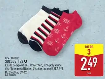 UP 2 FASHION® Socquettes