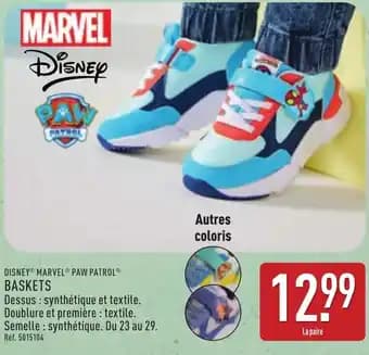 DISNEY® MARVEL® PAW PATROL® Baskets