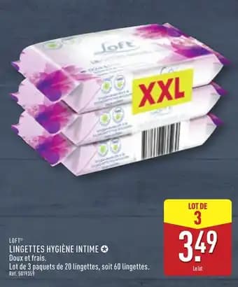 LOFT® Lingettes hygiène intime