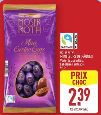 MOSER ROTH® Mini œufs de pâques 150 g