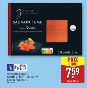 GOURMET FINEST CUISINE® Saumon fumé d'écosse 210 g