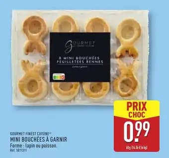 GOURMET FINEST CUISINE® Mini bouchées à garnir 68 g