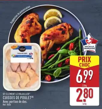 Promotion Exclusives de 5
Cuisses de poulet : Découvrez l'Offre incontournable