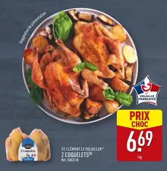 ST-CLÉMENT LE VOLAILLER 2 coquelets