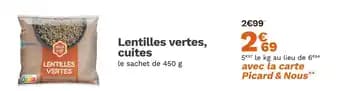 Promotion Exclusives de 6
            
        
        Lentilles : Découvrez l'Offre incontournable