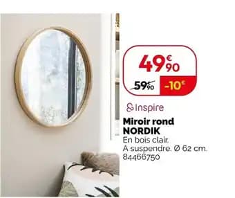 Promotion Exclusives de 4
Miroir rond : Découvrez l'Offre incontournable