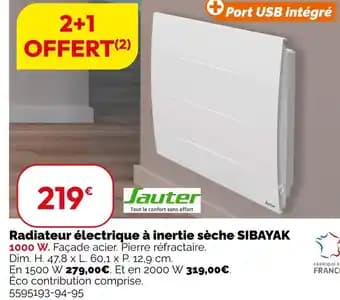 Promotion Exclusives de 2
Radiateur inertie sèche : Découvrez l'Offre incontournable