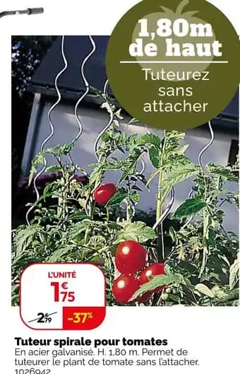 Promotion Exclusives de 2
Tuteur spirale : Découvrez l'Offre incontournable