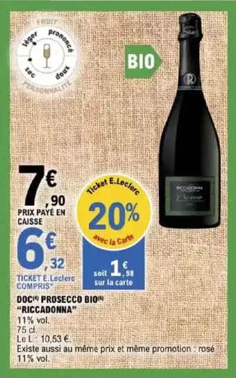 Promotion Exclusives de 2
            
        
        Prosecco bio : Découvrez l'Offre incontournable