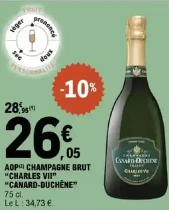 Promotion Exclusives de 5
            
        
        Canard duchêne brut : Découvrez l'Offre incontournable