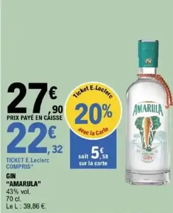"AMARULA" Gin 70 cl