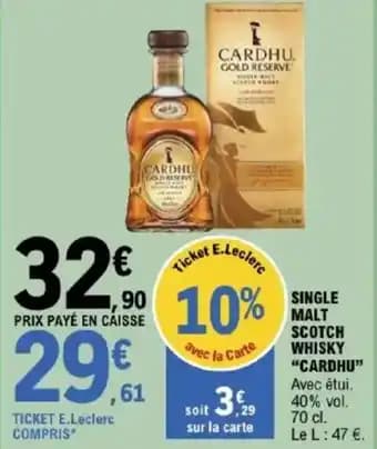 Promotion Exclusives de 5
            
        
        Malt scotch : Découvrez l'Offre incontournable