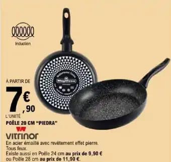 VITRINOR Poêle 20 cm "piedra"