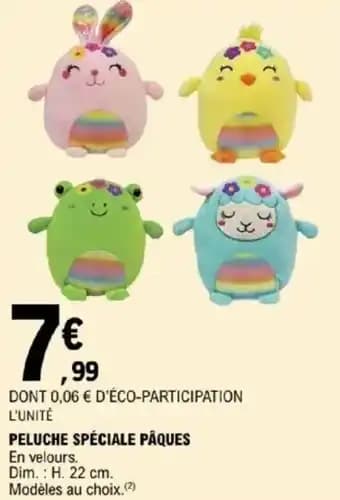 Peluche spéciale pâques