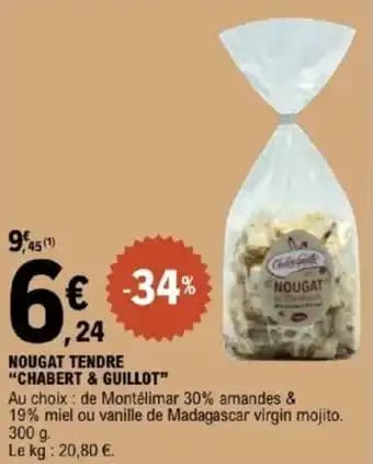 "CHABERT & GUILLOT" Nougat tendre 300 g