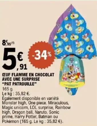 Promotion Exclusives de 20
            
        
        Pat patrouille : Découvrez l'Offre incontournable