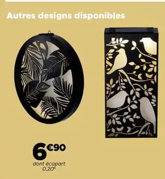 Panneau déco solaire